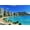 Unframed, variant on Art.com Palm trees on the beach, Diamond Head, Waikiki Beach, Oahu, Honolulu, Hawaii, USA Photographic Print, 18" x 12"
