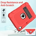 thumbnail image 5 of BMOUO Case for iPad (A16) 11th Generation 11 Inch 2025/iPad 10th Generation 10.9" 2022 - with Kickstand & Pencil Holder, Heavy Duty Shockproof Protective iPad 11th 10th Generation Case, Red+Black, 5 of 7