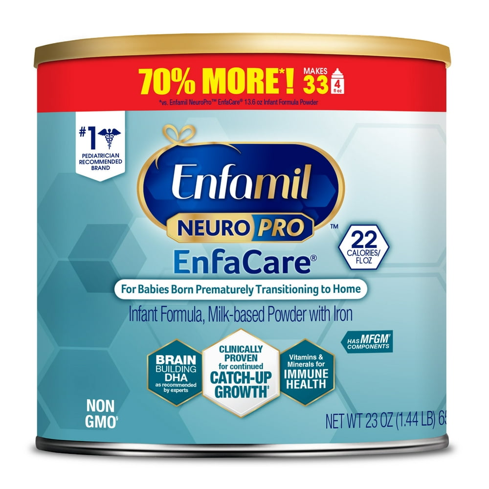 Enfamil NEURO PRO EnfaCare GMOFree Powder Baby Formula, 23 oz Canister