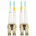 thumbnail image 2 of Eaton Tripp Lite Series 10Gb/40Gb/100Gb Duplex Multimode 50/125 OM4 LSZH Fiber Patch Cable [LC/LC], Aqua, 2M [6.6 ft.], TAA (n820-02m-om4taa), 2 of 5