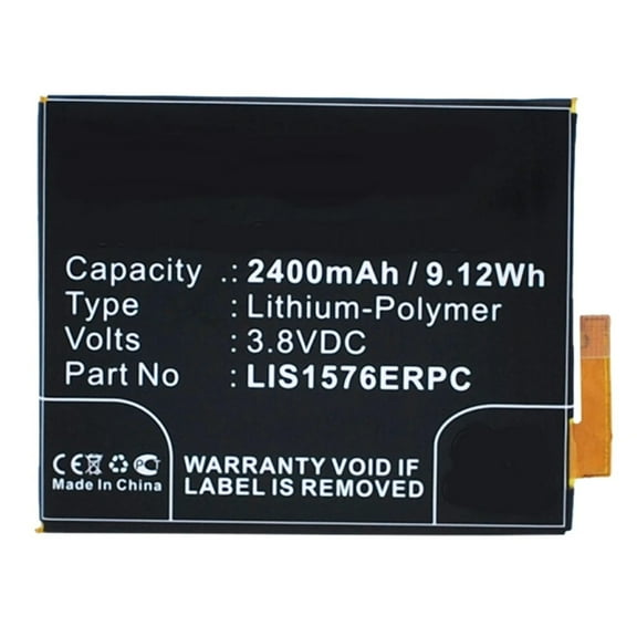 Batteries N Accessories BNA-WB-P3662 Cell Phone Battery - Li-Pol, 3.8V, 2400 mAh, Ultra High Capacity Battery - Replacement for Sony Ericsson AGPB014-A001 Battery