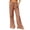 Wine, variant on Guluxicc Women's Cotton Pants with Pockets Elastic Waist Long Wide Leg Trousers Summer Casual Outfits for Everyday Wear