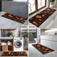 thumbnail image 2 of Halloween Spooky Icons on Dark Pattern Kitchen Rug Mat,Kitchen Runner Rugs Non Skid Washable,Decorative Kitchen Floor Mats for Kitchen,Sink,Laundry,17"X47", 2 of 5