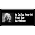 thumbnail image 1 of Albert Einstein Oldt Shmart Photo License Plate, 1 of 1
