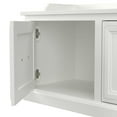 thumbnail image 5 of Woodland 40W Shoe Storage Bench with Doors in White Ash - Engineered Wood, 5 of 9