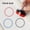 Blue, variant on 1.5 Inch Round Clock Stamp - Time Tracking Stamps for Office & Classroom Efficiency - Red, Blue, Black