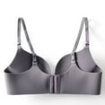 thumbnail image 2 of Wuffmeow Women‘s Solid Color Gathering Bra Thin Section No Steel Ring Seamless Bra, 2 of 4