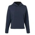 thumbnail image 4 of North End NE729W Women's Spirit Textured Hooded Pullover-Classic Navy Heather-XL, 4 of 6