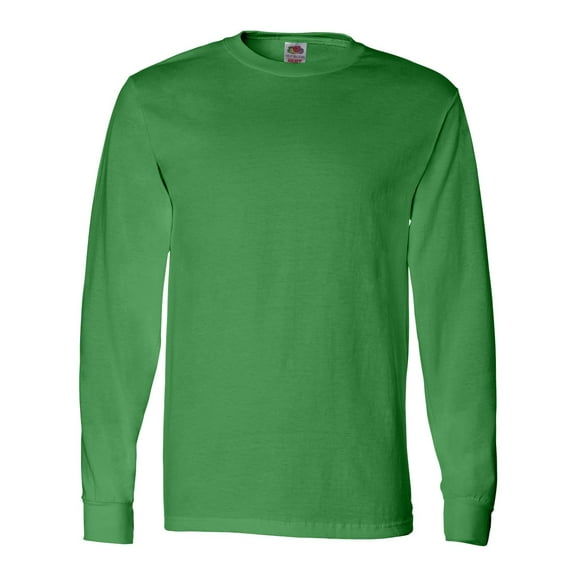 Fruit of the Loom HD Cotton for Men Women Long Sleeve Tshirt Shirt Casual Sport