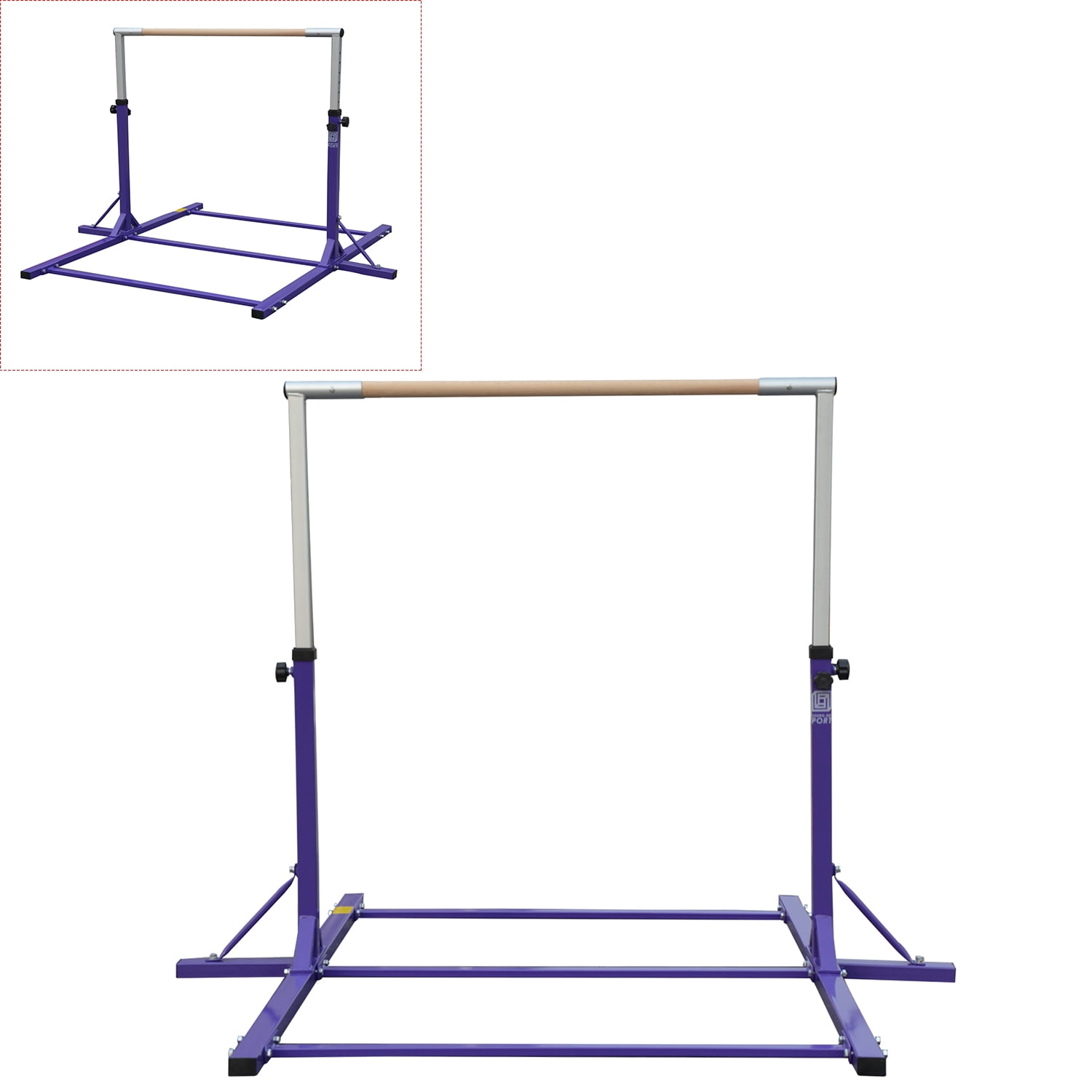 Gymnastics Bar for Home, 6ft Adjustable Junior Kip Bar for Kids, 35