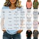 thumbnail image 3 of Neewe Short Sleeve V Neck Tees for Womens Tops Daily Fashion Clothes 2026 Casual Summer Spring Fall Outfits, 3 of 6