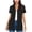 Black, variant on Posijego Women's Summer Cardigans Polka Dot Short Sleeve Tunic Lightweight Casual Open Front Cardigan with Pockets