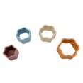 thumbnail image 2 of Anillos suaves para Clasificación de juguetes apilables Bloques de dentición de silicona Reconocimiento de formas Juguetes de desarrollo de A, 2 of 8