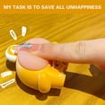 thumbnail image 4 of Squeezable Decompression Butt Ornament, Soft Silicone Stress Relief Toy, Non-Toxic Resin Dashboard Decor, Cute Quirky Healing Figurine for Car Interior Home Office Desktop Decoration Gift, 4 of 5
