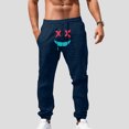 thumbnail image 2 of Zszcpp Jogging Pants For Men Cool Cropped Long Simple Cartoon Softable Print Handsome Lounge Trousers Casual Trouser, 2 of 5