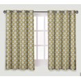 thumbnail image 1 of S4sassy Cotton Duck Pineapple Gray Fruits short window&nbsp;treatment double panel eyelet&nbsp;curtain&nbsp;drapes- 54x84 Inches, 1 of 4