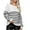 White, variant on Viikei Cardigan Sweaters for Women Plus Size Fall Fashion Women Casual Comfortable Printing Button Long Sleeve Round-Neck Sweater