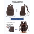 thumbnail image 4 of Mochila Uselike Travel para mujer portátil de 15,6 pulgadas resistente al agua, 4 of 6