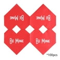 thumbnail image 2 of RKSTN Heart Napkins - 100 PCS - Bulk Heart Shaped Valentine's Day Disposable Napkins for Valentine's Day Decorations Party Supplies - Red, 2 of 7