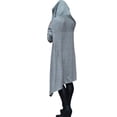 thumbnail image 2 of Innerwin Sweatshirt Long Sleeve Ladies Hoodies Autumn Solid Color Leisure Pullover Light Grey L, 2 of 4