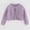 Purple, variant on Girls Light Jacket Hollow Out Button Long Sleeve Knit Open Front for 1-13Years