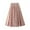 Pink, variant on Elainilye Fashion Womens Pleated Midi Skirt Casual Long A-line Skirt Sexy High Waist Comfy Long Skirt,Black