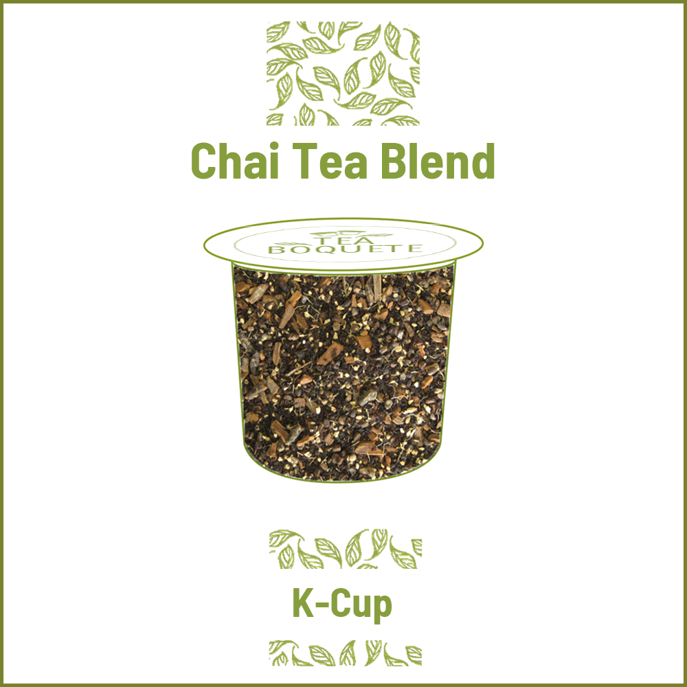 Chai blend tea pods for Keurig brewers KCup compatible capsules