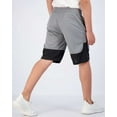 thumbnail image 5 of Real Essentials Boys' 5-Pack Mesh Active Athletic Performance Basketball Shorts With Pockets, 5 of 7