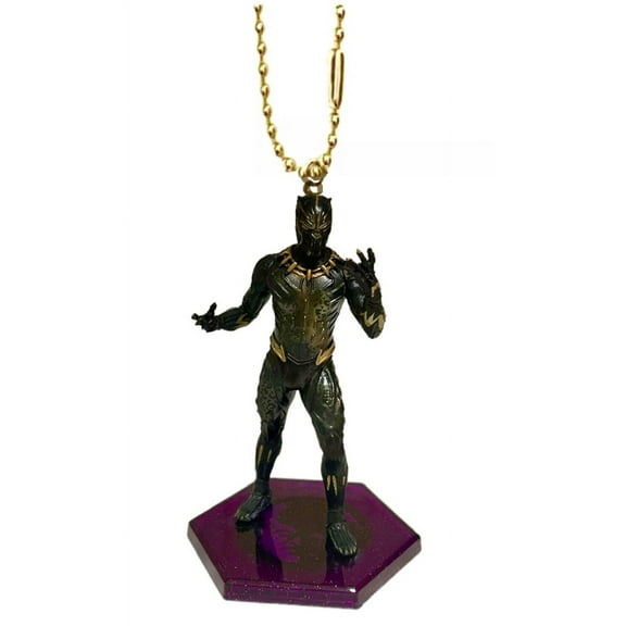Marvel What If? PVC Killmonger as Black Panther Keychain Dangler Figure New