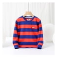 thumbnail image 2 of AAMILIFE Nouvelle Mode Garçons Automne Col Rond Manches Longues Chemise de Base Col Rond Pull de Base, 2 of 4