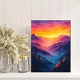 thumbnail image 2 of Qisvanset 12x16 Inch 2D Flat Framed Canvas Art, Blue Heron Watercolor Lake Nature Wildlife Home Wall Art Decor, 2 of 5