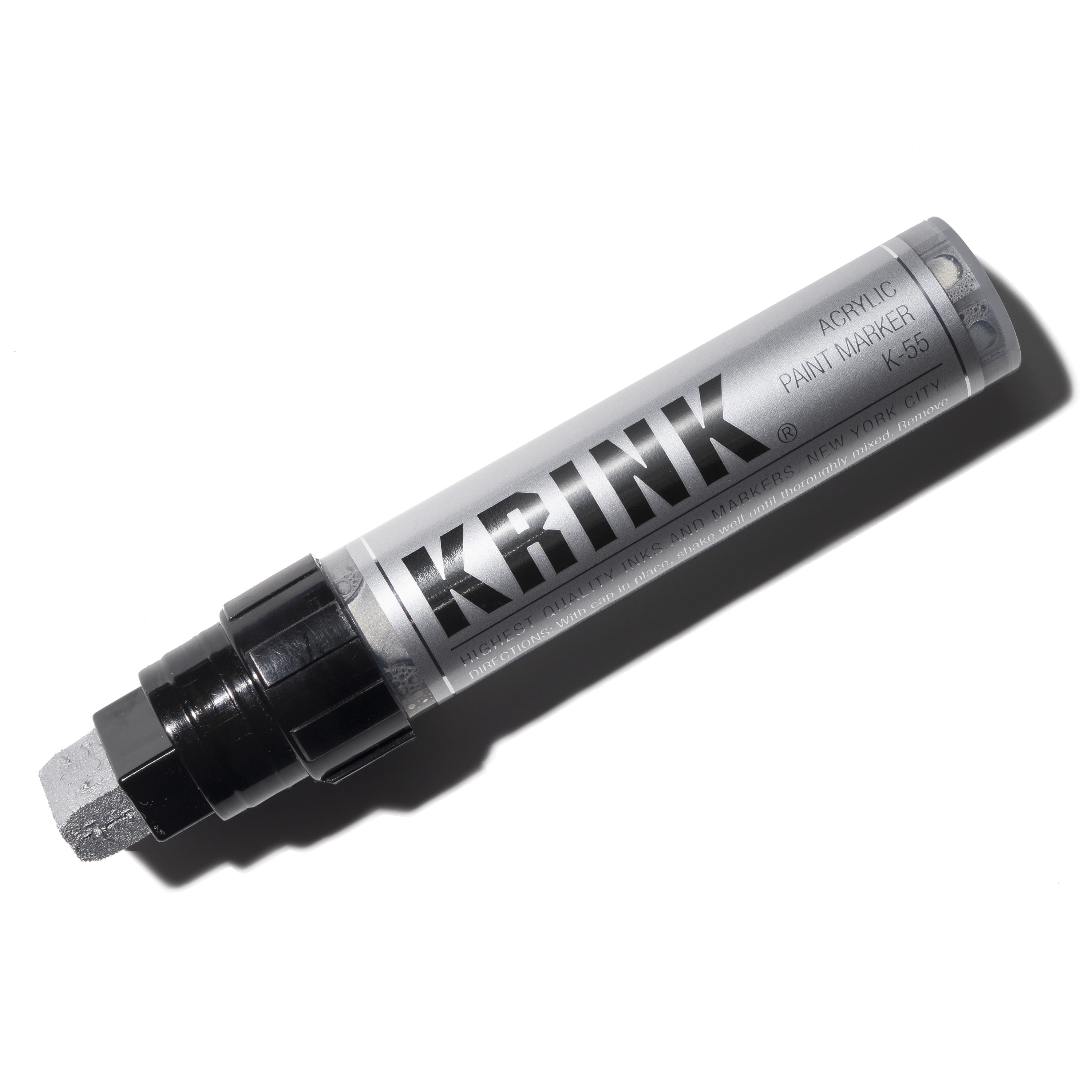 Krink K-55 Fluorescent Water Based Paint Marker, Fluorescent Silver