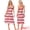 Christmas Red, variant on Women's Lingerie Nighties Midi Racer Back Pajama Dress XS Black Moon