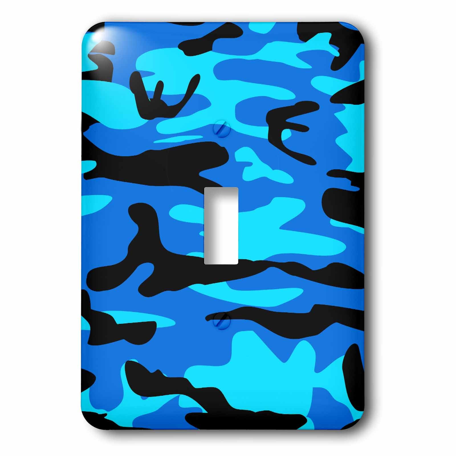 Usa Single Toggle Switch Blue Military Patriotic 3dRose lsp_36146_1 Camouflage