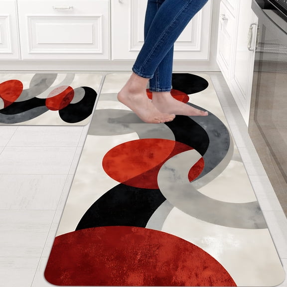 Diatom Mud Kitchen Rugs 47.24x17.7 Inch, Waterproof Non-Slip Kitchen Mats for Floor, Stain Resistant Home Decor Rug for Kitchen Laundry Hallway