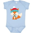 thumbnail image 3 of Inktastic Winter Fox, Cute Fox, Fox with Hat, Fox with Scarf Boys or Girls Baby Bodysuit, 3 of 5
