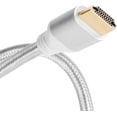 thumbnail image 2 of Câble HDMI Argenté Résolution 4k à 60Hz, avec Certification HDMI 2.0b Couleur Argentée CPH01S-1800, 2 of 5
