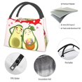 thumbnail image 4 of Balery Avocado Lovers Wearing Umbrella Bolsa de Aislamiento Portátil – Bolsa de Almuerzo con Forro de Aluminio Mejorado, Funda Impermeable y Fácil de Limpiar para Picnic y Caja de Almuerzo, 4 of 6