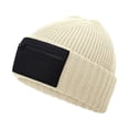 thumbnail image 2 of Beechfield Zip Patch Beanie, 2 of 2