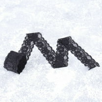 GOOHOCHY  5 Yards Flower Lace Ribbon Sewing Ribbons for Crafts Laces Dress Black