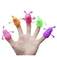 thumbnail image 2 of 5Pcs/Set Random Style Color TPR Plastic Cute Finger Puppets Children Kids Finger Puppets Toy Parents Storytelling Props, 2 of 10