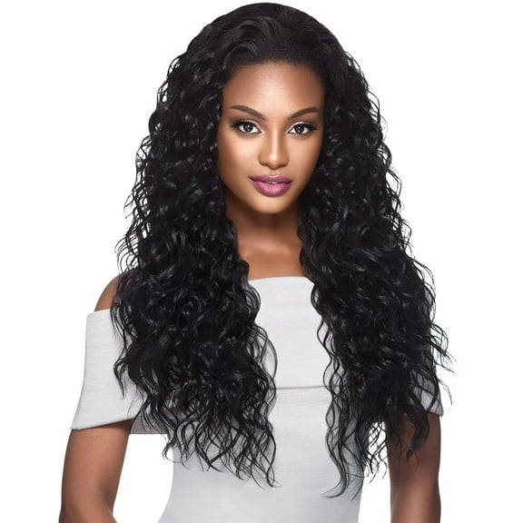 OUTRE Synthetic Hair Half Wig Quick Weave Bonita (1B)