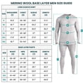 thumbnail image 5 of Merino.tech Men’s 100% Merino Wool Midweight Base Layer Top and Bottom Set Includes 𝗕𝗼𝗻𝘂𝘀 Hiking Socks, 5 of 12