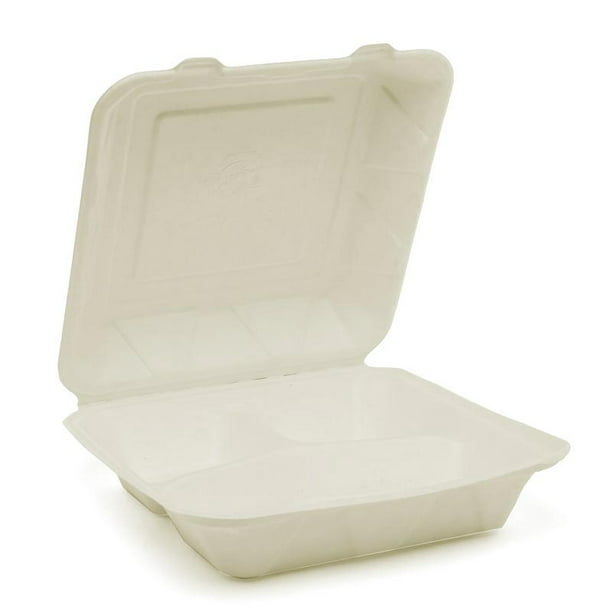 Download Biodegradable Clamshell Take Out Containers 9 X 9 Quantity 200 By Paper Mart Walmart Com Walmart Com