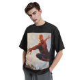 thumbnail image 4 of Spider-Man 230g Vintage Washed Drop Shoulder T-Shirt - Iron On, 4 of 7