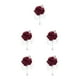 thumbnail image 2 of Toystoory Poliéster Ramillete clásico Belleza atemporal para celebraciones de bodas Ocasiones formales Broches Winered Type2 NO2, 2 of 6
