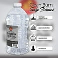 thumbnail image 3 of Ner Mitzvah Liquid Paraffin Lamp Oil - Odorless Clean Burn, Smokeless Tiki Torch Fuel, Clear, 3 Liter, 1-Pack, 3 of 5