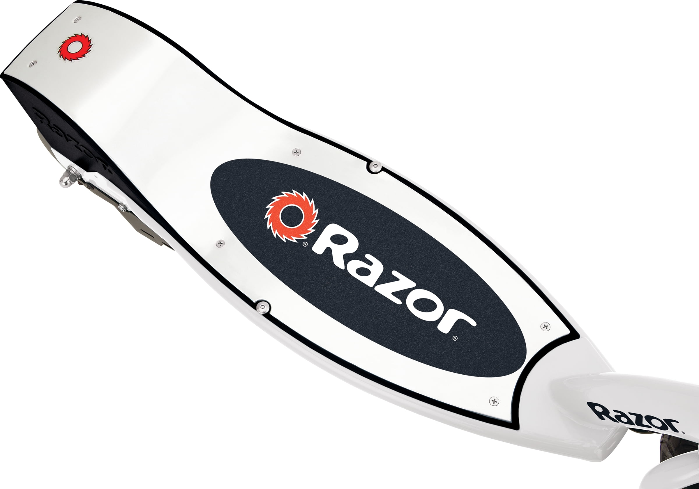 Razor E200 24V Electric Scooter - Red/White, up to 12 mph, 8" Pneumatic Front Tire, for Teen 13+