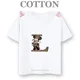 thumbnail image 3 of Camiseta de algodón con el alfabeto de Disney Mickey de la A a la Z, moda de verano para niños y niños, camisetas informales de cuello redondo y manga corta, 3 of 5