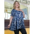 thumbnail image 5 of LARACE Plus Size Blouse for Women Short Sleeve Casual Shirt Tunic Tops T-Shirt Loose Shirt, 5 of 8